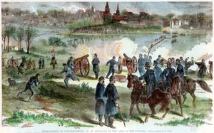 フレデリックスバーグの包囲、バージニア州、南北戦争、c1864-c1865 作： Unbekannt