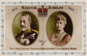 シルバージュビリー1910-1935、5月6日-ジョージ5世とメアリー女王、1935年。 作： Unbekannt