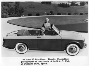 歌手ガゼルコンバーチブル、ウッドコートパーク、エプソム、サリー、c1956-c1963 作： Unbekannt