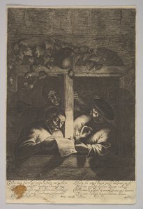 窓辺の歌手、1610-85。 作： Unbekannt