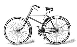 歌手特別安全自転車、c1886 1890 作： Unbekannt