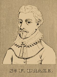 サーフランシスドレイク、c1540-1596、1830。