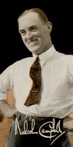 マルコムキャンベル卿1885-1948、イギリスのレーシングモーターリスト兼モータージャーナリスト、1935年 作： Unbekannt