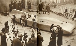 マルコムキャンベル卿は新記録に入札しました、1935年。 作： Unbekannt
