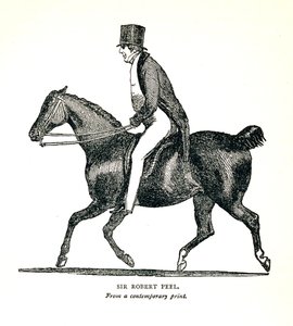 ロバートピール卿、1788年〜1850年、イギリス保守派政治家、1893年。 作： Unbekannt