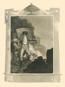 シドニー・スミス卿、エーカーでの違反の擁護、1799年、1816年。 作： Unbekannt