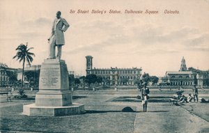スチュアートスチュアートベイリーズ像、ダルハウジースクエア、カルカッタ、c1910 作： Unbekannt