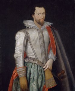 サー トーマス ホルテ (1571 年 - 1654 年)、初代アストン ホール準男爵 (1600 年 - 1625 年)。 作： Unbekannt