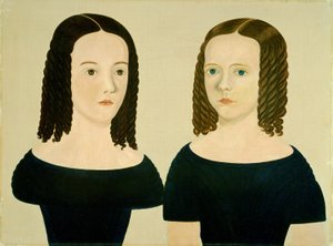 姉妹、c。 1840年。 作： Unbekannt