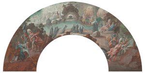 Aeneid、1700年代のスケッチ。 作： Unbekannt