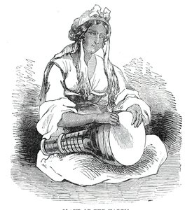 ハーレムの奴隷、1844年。 作： Unbekannt