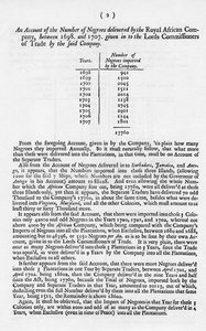 奴隷勘定、1698-1701 1965 作： Unbekannt