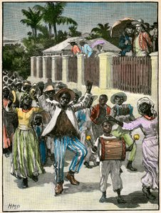 バルバドス、1880年の奴隷解放刑 作： Unbekannt
