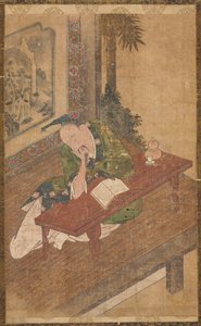 18世紀の眠れる詩人。 作： Unbekannt