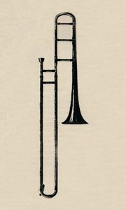 スライドトロンボーン、1910年。