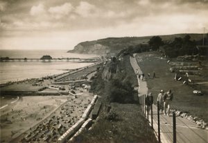 スモールホープベイとシャンクリンピア、IW、クリフウォーク、c1920。 作： Unbekannt