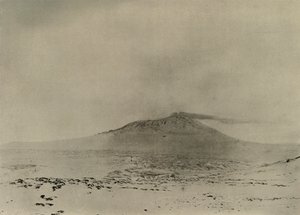 エレバスの噴火口、c1908、1909からの煙のストリーミング。