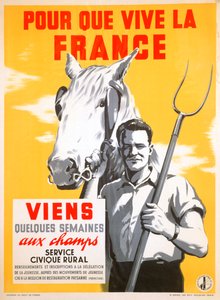 フランスは暮らすことができるので、1940年から1944年まで野原で数週間働いた 作： Unbekannt