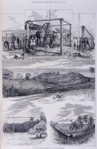 日食観測所、ニコバル諸島、c1875 作： Unbekannt