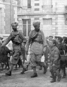英国インディアン軍、フランス、c1915からの兵士 作： Unbekannt