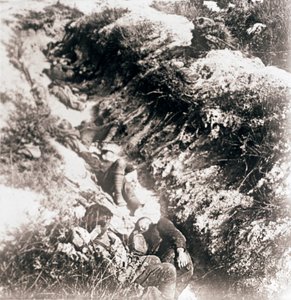 戦場の兵士、c1914-c1918 作： Unbekannt