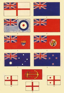 英国および連邦の一部の旗、c1948。 作： Unbekannt