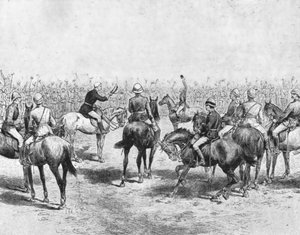 ... Soudan、1883-85 ... Wolseley Bidding Farewell to the Australia Infantry ...、1901