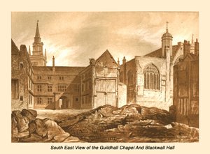 サウスイーストビューギルドホールチャペルとブラックウェルホール、1886 作： Unbekannt