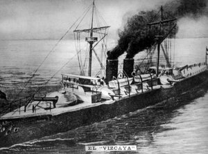 スペイン戦艦ビスカヤ、1898年代、1920年代 作： Unbekannt
