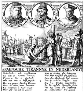 ユグノーのスペインによる処刑、c1565 作： Unbekannt