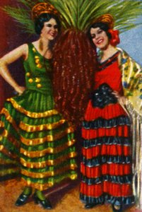 スペインのダンサー、c1928。 作： Unbekannt