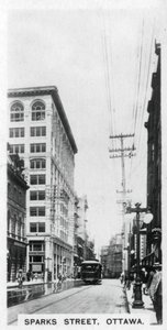 Sparks Street、オタワ、カナダ、c1920s 作： Unbekannt