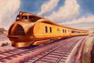 大陸を横断するスピード。米州初のディーゼル電気エクスプレスは、ライの新しい時代を切り開いた 作： Unbekannt