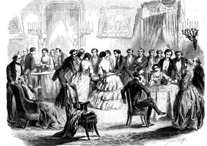 パリの応接室での精神主義者会議、1853年 作： Unbekannt