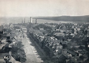 セントアンドリュース-カレッジチャーチタワーからの町の眺め、1895 作： Unbekannt