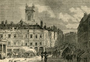 1850年、スノーヒル出身のセントアンドリュース教会、1872年。 作： Unbekannt