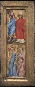 聖クリストファーと聖エラスムス、聖バーバラと別の女性聖人、c。 1424年。 作： Unbekannt
