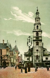 セントクレメントデーンズ、ストランド、ロンドン、c1910。