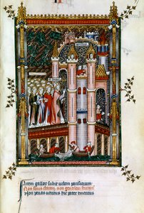 1317年のパリの門にあるセントデニス 作： Unbekannt