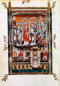 1317年、シシニウス以前の聖デニス 作： Unbekannt