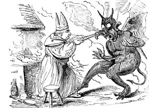 セントダンスタンと悪魔、1826年 作： Unbekannt
