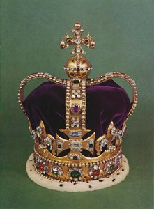 1953年にソブリンが戴冠したセントエドワーズクラウン 作： Unbekannt