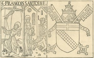 1915年、アッシジの聖フランシスとパドヴァのアントニー。 作： Unbekannt