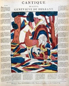 森の中のブラバントの聖ジュヌヴィエーヴ、19世紀 作： Unbekannt