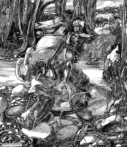 聖ジョージとドラゴン、1901 作： Unbekannt