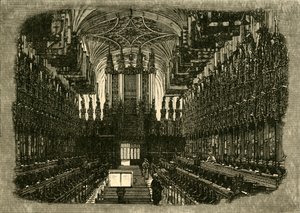 セントジョージチャペル、ウィンザー、1898年。 作： Unbekannt