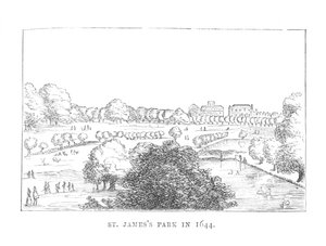 1644年のセントジェームズパーク、c1870