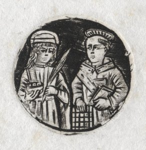 セントローレンスとセントルーシー、c。 1487。 作： Unbekannt