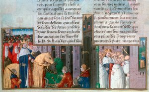 セントルイスがパリに戻り、13世紀半ば、15世紀に聖職者の聖ルイ 作： Unbekannt