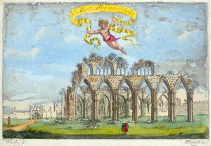 聖マリア修道院、ヨーク、ヨークシャー、1720 作： Unbekannt
